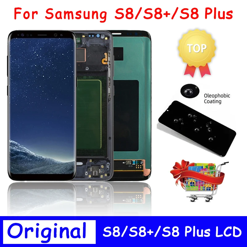 100% Оригинальный AAA для SAMSUNG Galaxy S8 G950 G950F ЖК-дисплей S8 Plus G955 G955F сенсорный экран дигитайзер в сборе Замена
100% Оригинальный AAA для SAMSUNG Galaxy S8 G950 G950F ЖК-дисплей S8 Plus G955 G955F сенсорный экран дигитайзер в сборе Замена