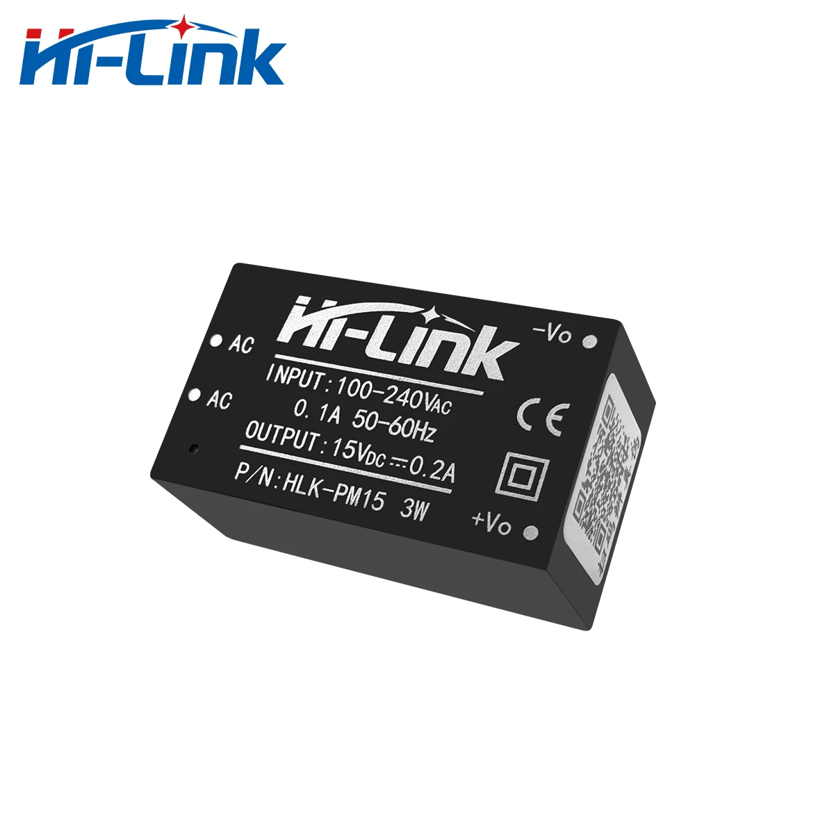 10 шт./лот Hilink AC/DC измеритель мощности модуля питания 15V 200ma 3 Вт HLK PM15 Бесплатная