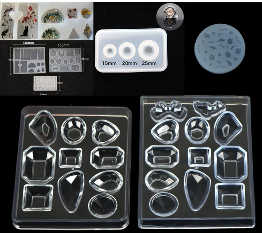 DIY Silicone Pendant Jewelry Tool DIY Hand Craft Resin Molds For Jewelry Making Pendant DIY Transparent Liquid Silicone Molds
DIY Silicone Pendant Jewelry Tool DIY Hand Craft Resin Molds For Jewelry Making Pendant DIY Transparent Liquid Silicone Molds