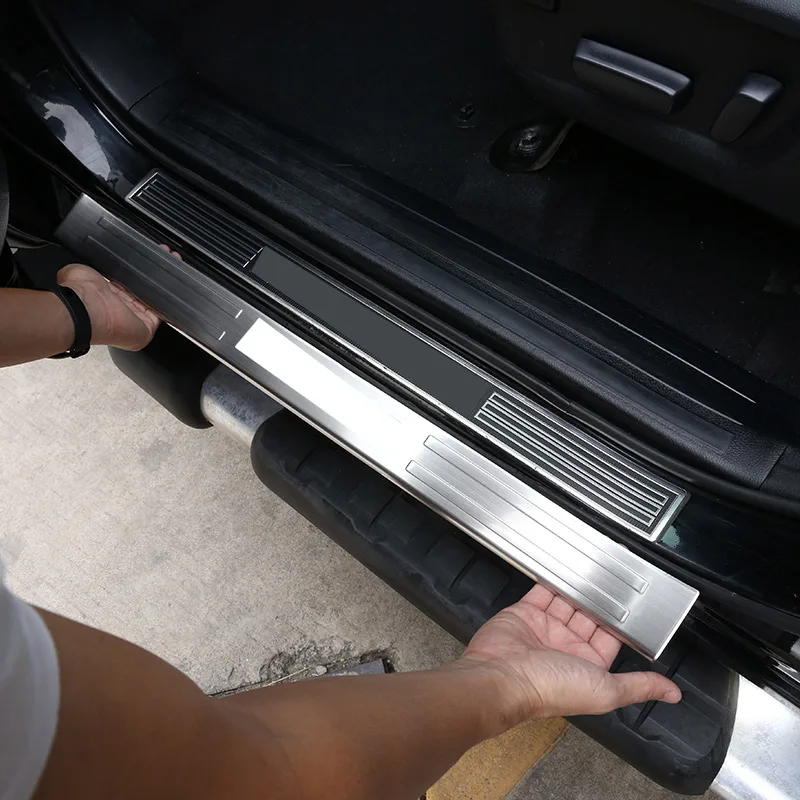 For Toyota Tundra 2014-2020 Car styling stainless Silver Car inside and outside Door Sill Protect Plate Stickers Car Accessories
For Toyota Tundra 2014-2020 Car styling stainless Silver Car inside and outside Door Sill Protect Plate Stickers Car Accessories