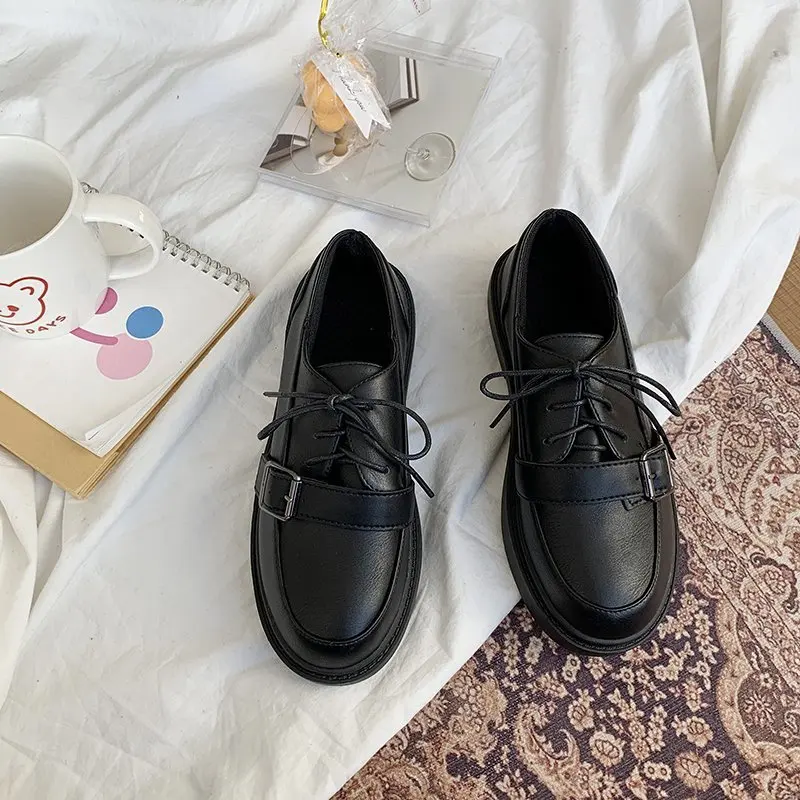 Leather shoes spring women's shoes new British style Harajuku style small black leather shoes student autumn casual single shoes
Leather shoes spring women's shoes new British style Harajuku style small black leather shoes student autumn casual single shoes