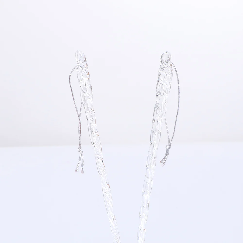 10pcs Clear Glass Pendant Transparent Icicle Pendant Christmas Tree Hanging Decoration DIY Accessory for Party Wedding Gift
10pcs Clear Glass Pendant Transparent Icicle Pendant Christmas Tree Hanging Decoration DIY Accessory for Party Wedding Gift