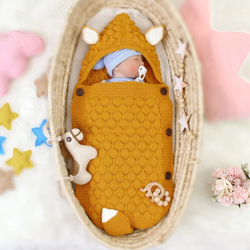 Детские спальные мешки, вязаное одеяло, пеленка для новорожденных мальчиков и девочек, спальный мешок для коляски, детское одеяло с защитой ...
Детские спальные мешки, вязаное одеяло, пеленка для новорожденных мальчиков и девочек, спальный мешок для коляски, детское одеяло с защитой ...