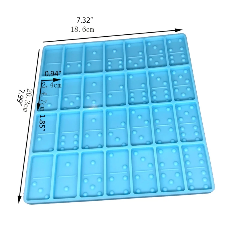 5Pcs/Set Crystal Epoxy DIY Craft Resin Game Mold Dominoes Casting Silicone Mould
5Pcs/Set Crystal Epoxy DIY Craft Resin Game Mold Dominoes Casting Silicone Mould