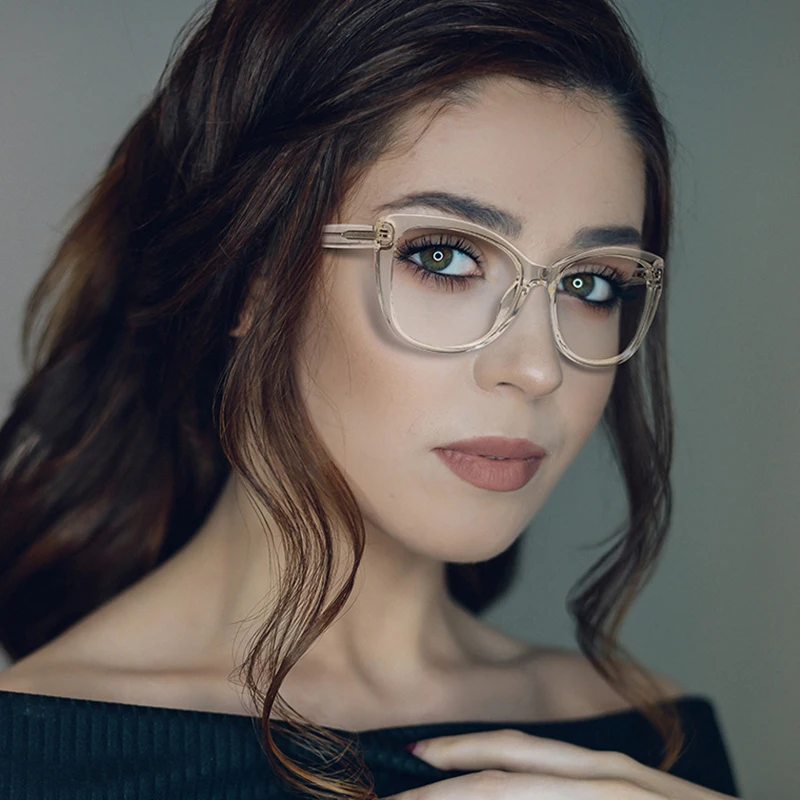 Оправа для очков женская прозрачная, модный аксессуар Кошачий глаз в винтажном стиле, с диоптриями, с защитой от сисветильник 
Оправа для очков женская прозрачная, модный аксессуар Кошачий глаз в винтажном стиле, с диоптриями, с защитой от сисветильник