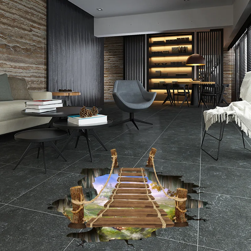 Creative3D suspension bridge bedroom living room ground pasted kindergarten environment decoration Wall Sticker Removable
Creative3D suspension bridge bedroom living room ground pasted kindergarten environment decoration Wall Sticker Removable