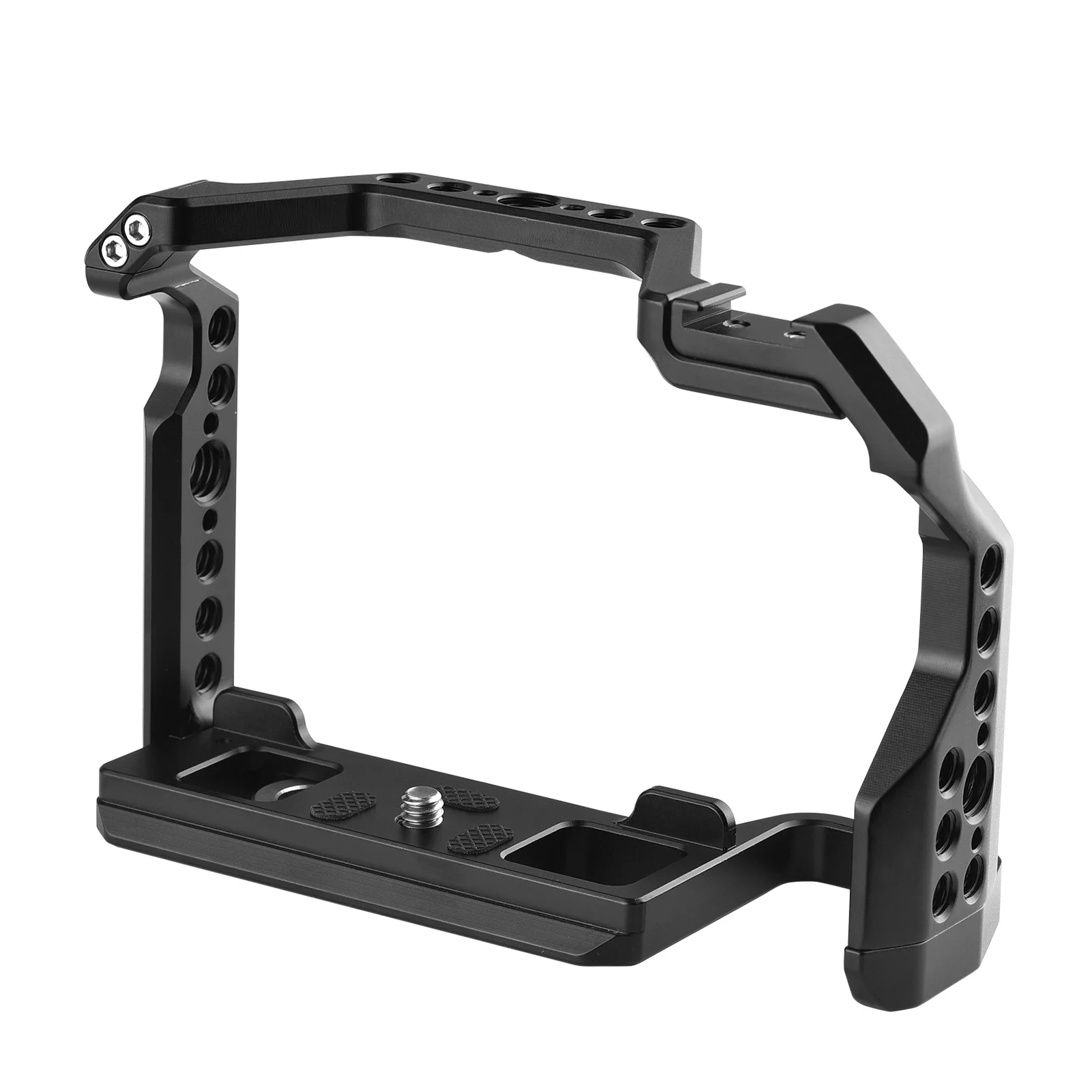 Camera Video Cage with Cold Shoe Mount Arca-Swiss QR Bottom Plate ARRI Locating Hole Replacement for Fuji X-S10 Camera Cage
Camera Video Cage with Cold Shoe Mount Arca-Swiss QR Bottom Plate ARRI Locating Hole Replacement for Fuji X-S10 Camera Cage