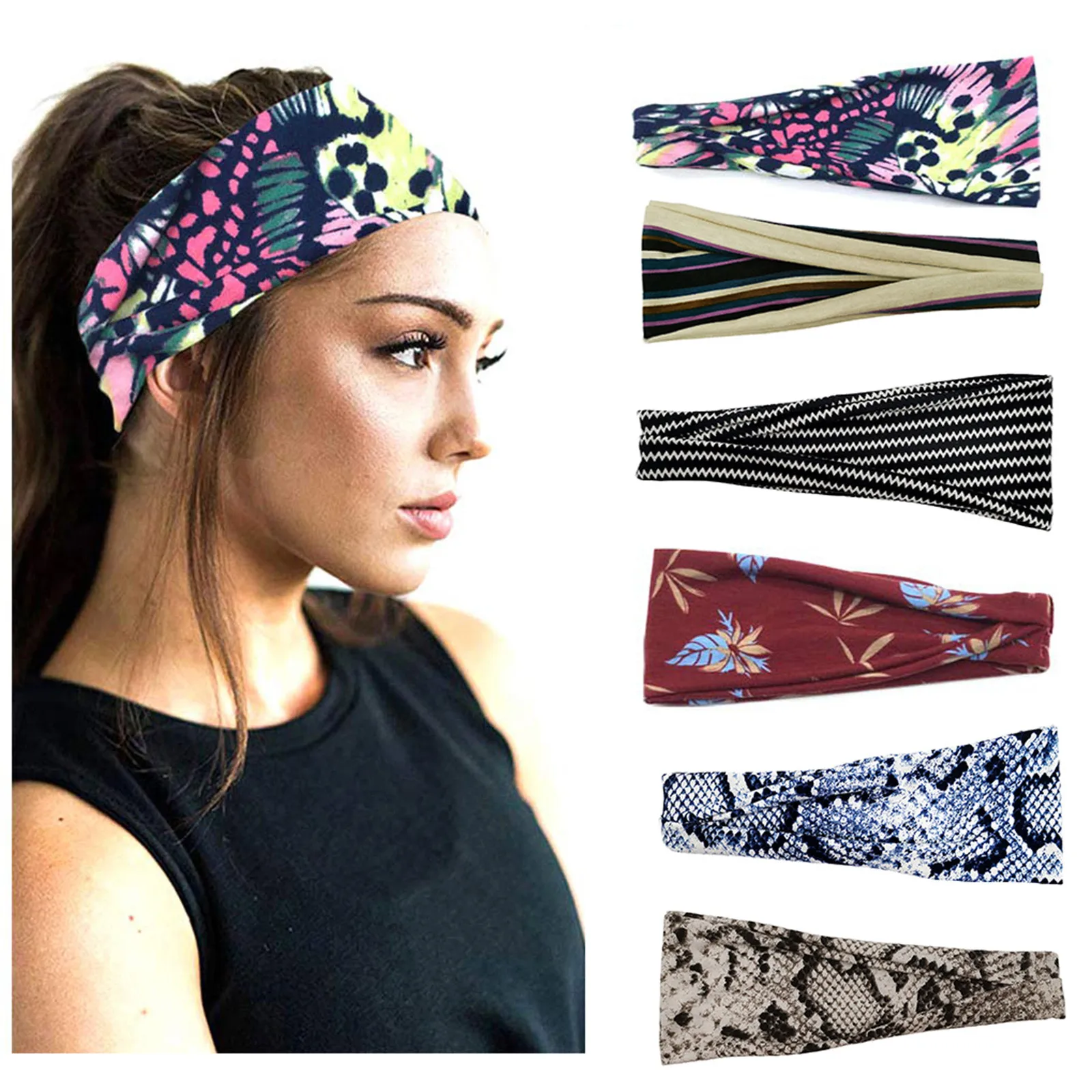 6pcs Bohemian Women Turban Headband Bandana Elastic Cross Head Wrap Hair Band Vintage Headbands Head Wrap Turban Yo-ga Sport New
6pcs Bohemian Women Turban Headband Bandana Elastic Cross Head Wrap Hair Band Vintage Headbands Head Wrap Turban Yo-ga Sport New