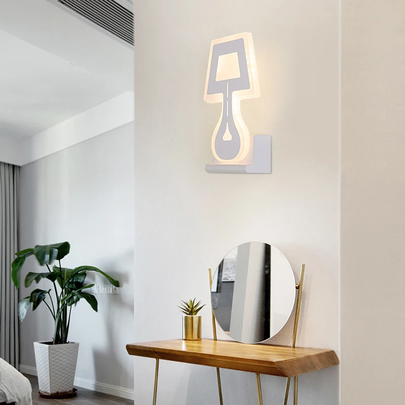 Wall lamp creative 2019 new bedroom room bedside lamp simple modern creative led Nordic aisle wall lamp
Wall lamp creative 2019 new bedroom room bedside lamp simple modern creative led Nordic aisle wall lamp