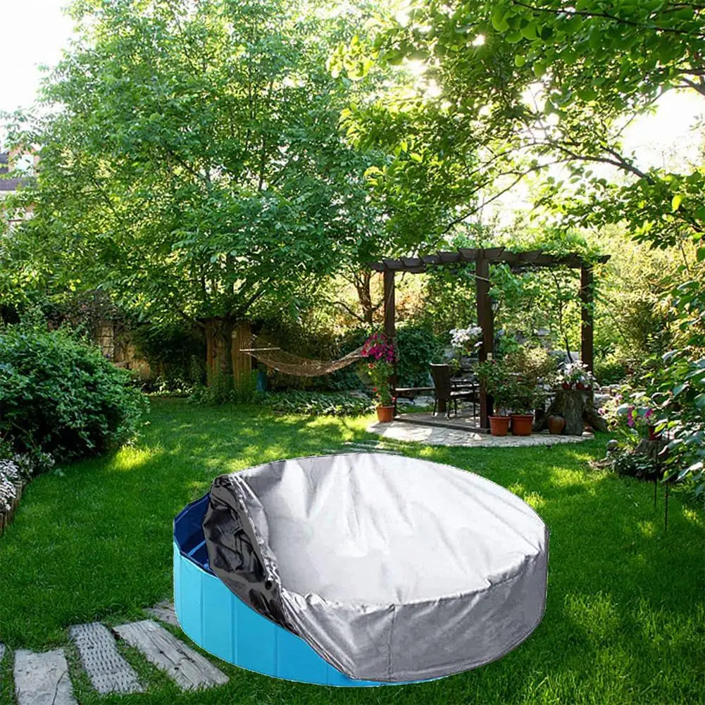 Summer Swimming Pool Cover Cloth Round Folding Bathtub Pool Cover Waterproof UV Resistant With Elastic Rope Buckle (Only Cover)
Summer Swimming Pool Cover Cloth Round Folding Bathtub Pool Cover Waterproof UV Resistant With Elastic Rope Buckle (Only Cover)
