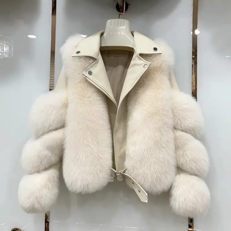 Real fox fur coat women winter 2020 new fashion genuine sheepskin leather style female jacket
Real fox fur coat women winter 2020 new fashion genuine sheepskin leather style female jacket