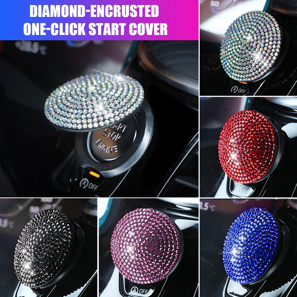 Universal Car Start Stop Circle Ring Covers Stickers Car Accesories Interior Bling Diamond Car Interior Accessories
Universal Car Start Stop Circle Ring Covers Stickers Car Accesories Interior Bling Diamond Car Interior Accessories