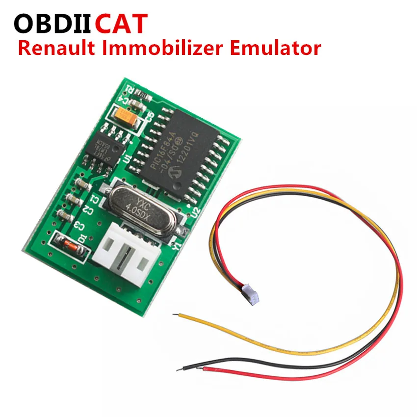 

OBDIICAT-For Re-nault Immo Immobilizer Emulator ECU Decoder Repair Module Use Together With RE-NAULTECU DECODER