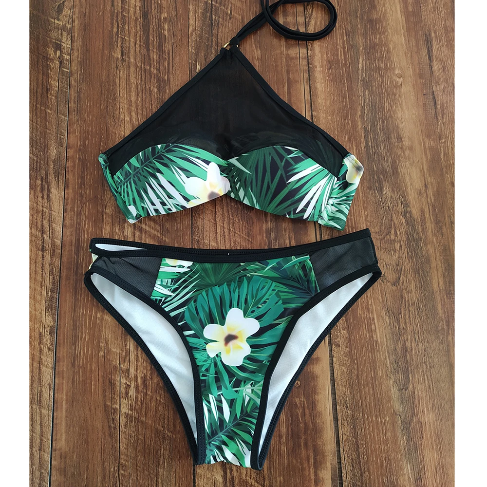 Push Up Bikini Swimwear Women Swimsuit Two Piece Swimwear Bandeau Print Halter Swimming Beach Bathing Suits
Push Up Bikini Swimwear Women Swimsuit Two Piece Swimwear Bandeau Print Halter Swimming Beach Bathing Suits