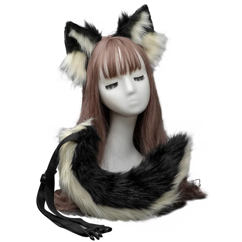 Faux Fur Wolf Ears Headband Headdress Furry Animal Lolita Cat Fox Tail Cosplay Props Party Halloween Costume Anime Accessories
Faux Fur Wolf Ears Headband Headdress Furry Animal Lolita Cat Fox Tail Cosplay Props Party Halloween Costume Anime Accessories