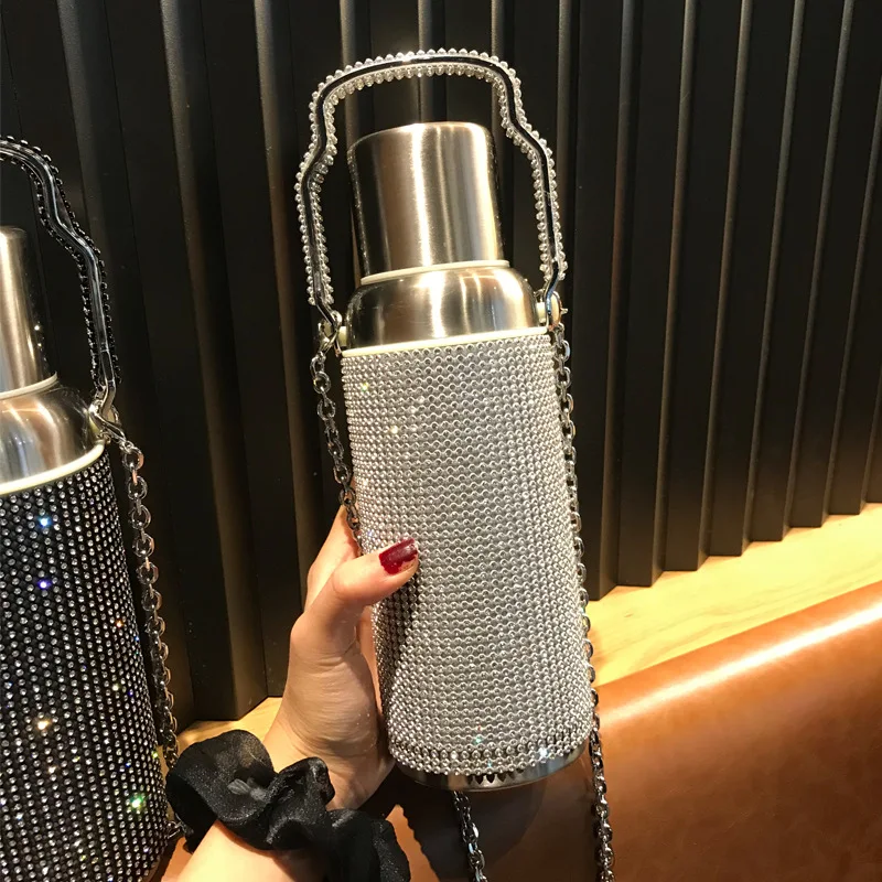 Handmade Rhinestone Fashionable 304 Stainless Steel Vacuum Mug Cute Water Bottle Kawaii Bottle Cute Water Bottle Thermos Cup
Handmade Rhinestone Fashionable 304 Stainless Steel Vacuum Mug Cute Water Bottle Kawaii Bottle Cute Water Bottle Thermos Cup