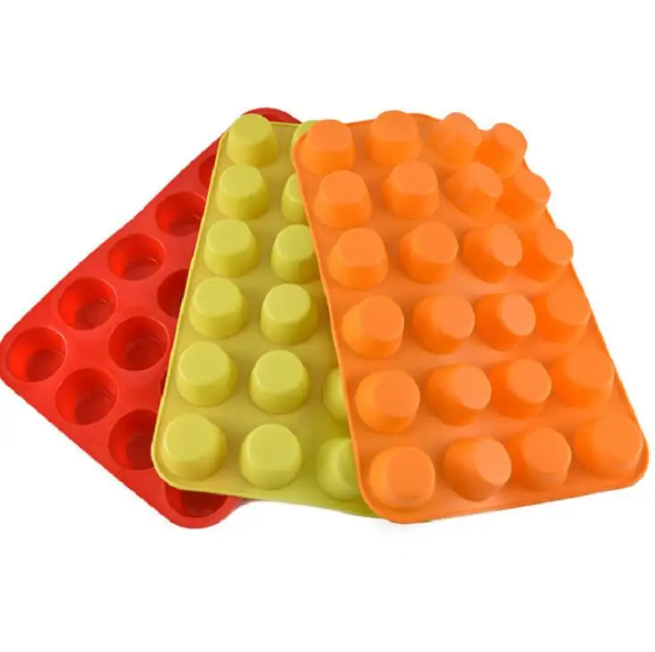 Mini Muffin Cup 24 Cavity Silicone Cake Molds Soap Cookies Cupcake Bakeware Pan Tray Mould Home DIY Cake Mold LX1046
Mini Muffin Cup 24 Cavity Silicone Cake Molds Soap Cookies Cupcake Bakeware Pan Tray Mould Home DIY Cake Mold LX1046