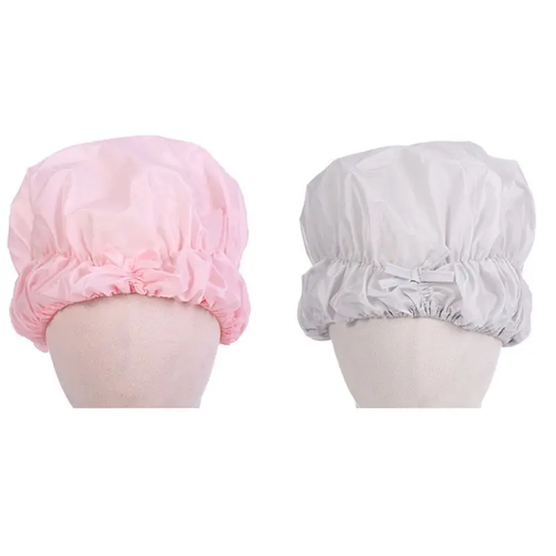 Women Thicknened Waterproof Shower Cap Kitchen Anti-Smoking SPA Long Hair Protection Cover Solid Color Reusable Elastic Bathing
Women Thicknened Waterproof Shower Cap Kitchen Anti-Smoking SPA Long Hair Protection Cover Solid Color Reusable Elastic Bathing