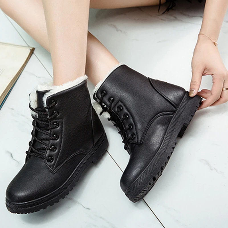 Women Boots Warm Fur Ankle Boots For Women Winter Boots Women Shoes Fashion Snow Boots Female Winter Shoes Women Flats Booties
Women Boots Warm Fur Ankle Boots For Women Winter Boots Women Shoes Fashion Snow Boots Female Winter Shoes Women Flats Booties