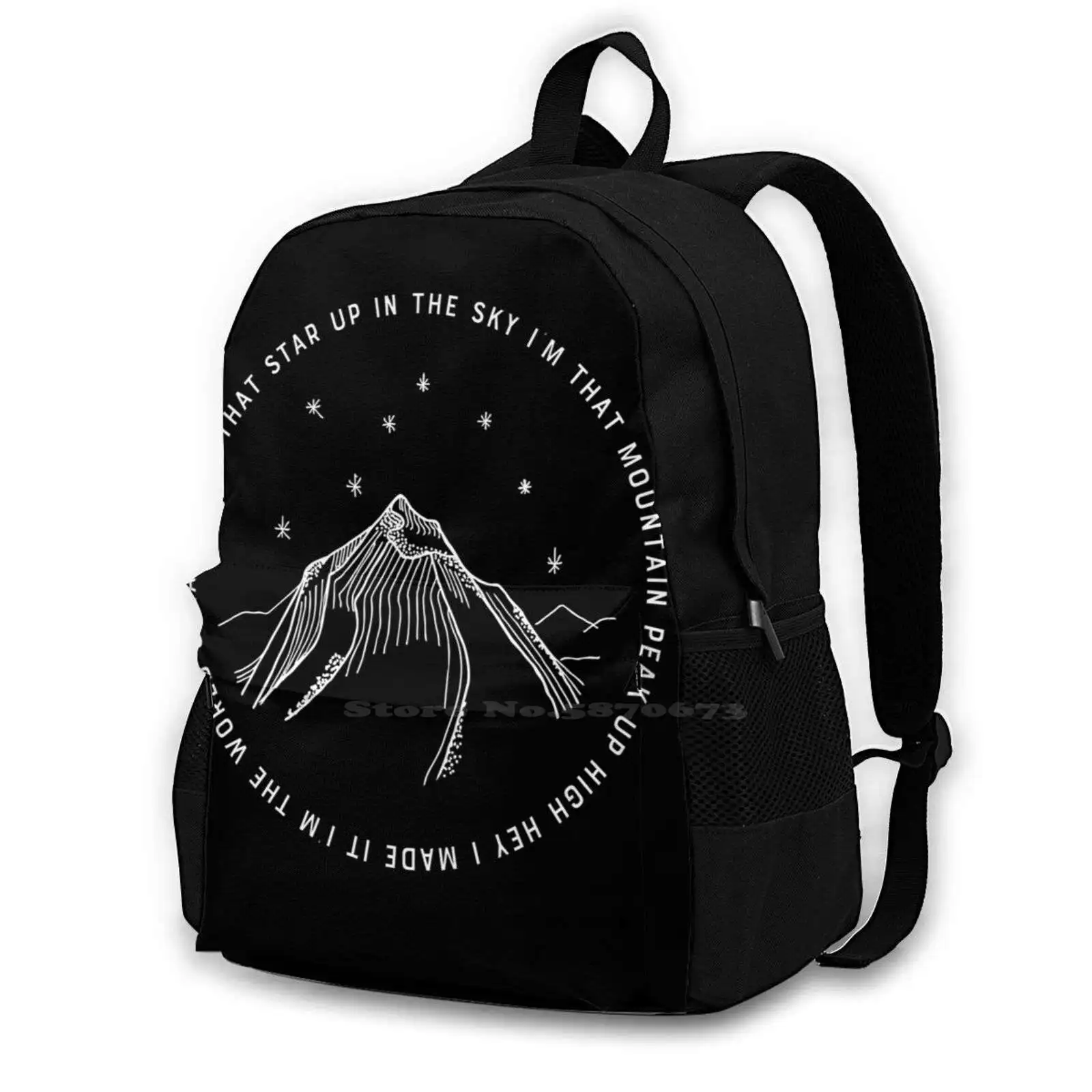 I’M That Star Up In The Sky (White) School Bag Big Capacity Backpack Laptop 15 Inch R Song Quote Songs Song Quote Lyrics Song
I’M That Star Up In The Sky (White) School Bag Big Capacity Backpack Laptop 15 Inch R Song Quote Songs Song Quote Lyrics Song