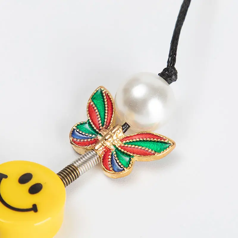 Kpop Fashion Rope Necklace for Men Dice Skull Pearl Yellow Smiley Face Multicolor Butterfly Necklace Hip Hop Bracelet 2020 New
Kpop Fashion Rope Necklace for Men Dice Skull Pearl Yellow Smiley Face Multicolor Butterfly Necklace Hip Hop Bracelet 2020 New