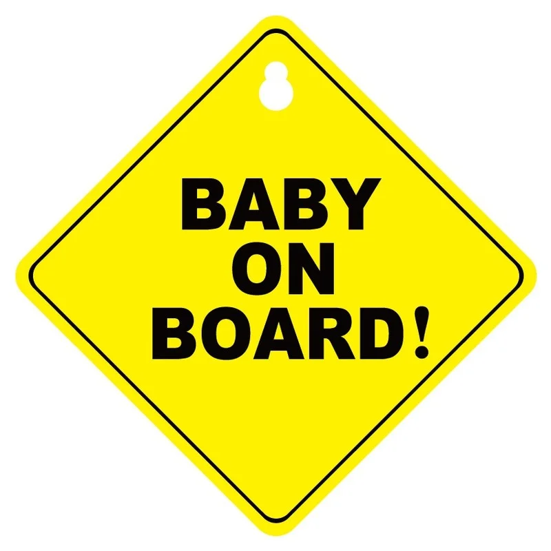 12.5*12.5cm Baby ON BOARD WARNING SAFETY SIGN Sticker Decal with Sucker for Car Vehicle Window Sticker Car Accessories Styling
12.5*12.5cm Baby ON BOARD WARNING SAFETY SIGN Sticker Decal with Sucker for Car Vehicle Window Sticker Car Accessories Styling