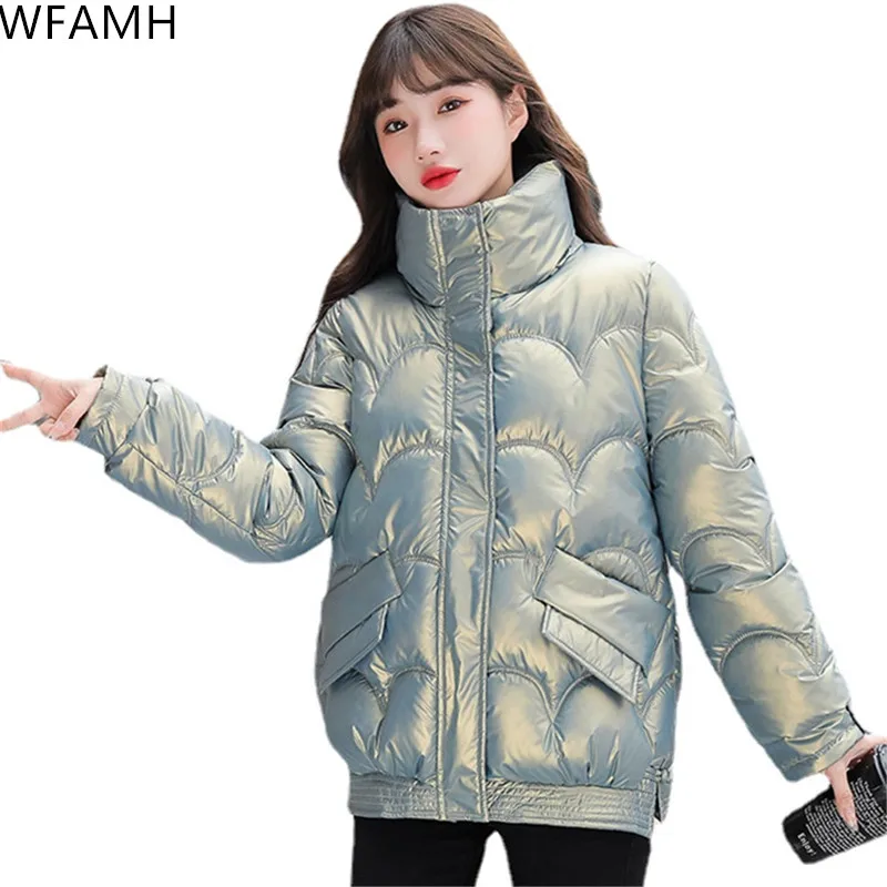 2021 Winter New Commuter Short Fashion Stand Collar Loose Thick Down Cotton Jacket Women's Polyester Solid Color Full Pocket
2021 Winter New Commuter Short Fashion Stand Collar Loose Thick Down Cotton Jacket Women's Polyester Solid Color Full Pocket