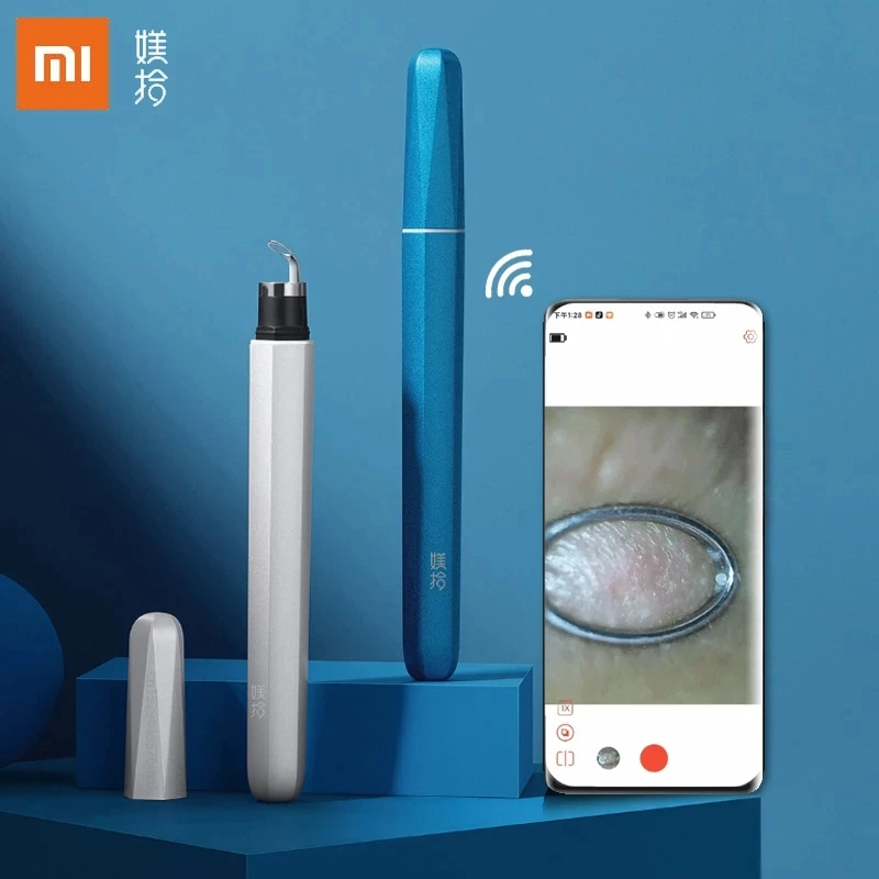 Умный аппарат Xiaomi Meishi для очистки пор удаление черных точек Очищение лица