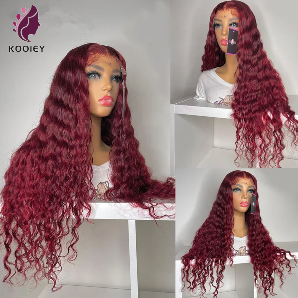 Water Wave Burgundy 13x4 Lace Front Wigs 99J Burgundy Remy Hair Wigs Peruvian Human Hair Pre-plucked 4x4 Lace Closure Wigs 
Water Wave Burgundy 13x4 Lace Front Wigs 99J Burgundy Remy Hair Wigs Peruvian Human Hair Pre-plucked 4x4 Lace Closure Wigs