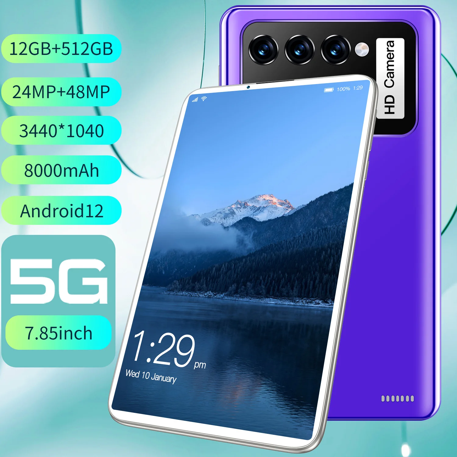 Планшет M12 Pad, 8 дюймов, 12 Гб ОЗУ, 512 Гб ПЗУ, десятиядерный, GPS, Google Play, 48 МП, Бесплатная клавиатура, две Sim-карты, MTK Tablate, планшетный ПК на Android
Планшет M12 Pad, 8 дюймов, 12 Гб ОЗУ, 512 Гб ПЗУ, десятиядерный, GPS, Google Play, 48 МП, Бесплатная клавиатура, две Sim-карты, MTK Tablate, планшетный ПК на Android