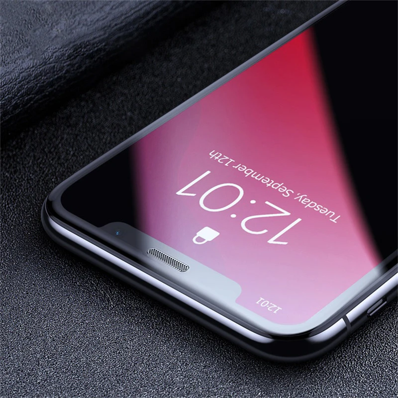 Закаленное стекло для iPhone 11 Pro Max защита экрана полное покрытие X XS XR 0 3 мм тонкая