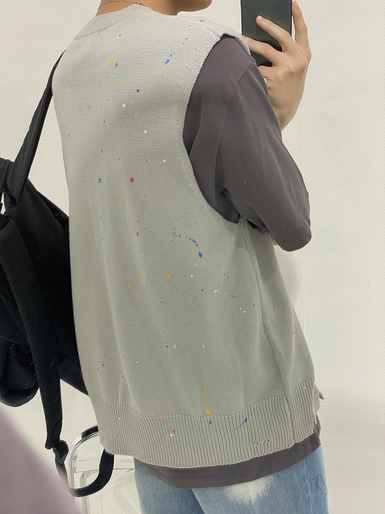 IEFB 2021 Autumn New Korean Streetwear Trend Loose Casual Knitted Vest Loose Big Size Irregular Cut Hem Sleeveless Tops 9Y6937
IEFB 2021 Autumn New Korean Streetwear Trend Loose Casual Knitted Vest Loose Big Size Irregular Cut Hem Sleeveless Tops 9Y6937