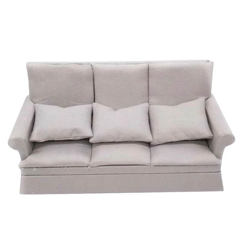 1:12 Mini Dollhouse Furniture Sofa with 3Pcs Pillow Set Simulation Miniature Living Room DIY Doll House Decor
1:12 Mini Dollhouse Furniture Sofa with 3Pcs Pillow Set Simulation Miniature Living Room DIY Doll House Decor