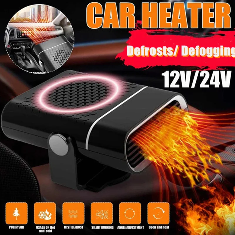 12V/24V Portable Car Fan Heater Windscreen Defrosts Defogger Automobile Warmer Electric windshield heating
12V/24V Portable Car Fan Heater Windscreen Defrosts Defogger Automobile Warmer Electric windshield heating