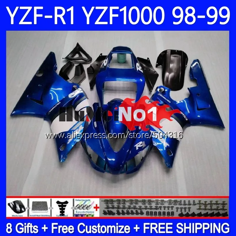 Body For YAMAHA YZF R 1 1000 CC 1000CC 98-99 156MC.2 YZF R1 YZF1000 YZFR1 98 99 YZF-1000 YZF-R1 1998 1999 Fairing Factory blue
Body For YAMAHA YZF R 1 1000 CC 1000CC 98-99 156MC.2 YZF R1 YZF1000 YZFR1 98 99 YZF-1000 YZF-R1 1998 1999 Fairing Factory blue