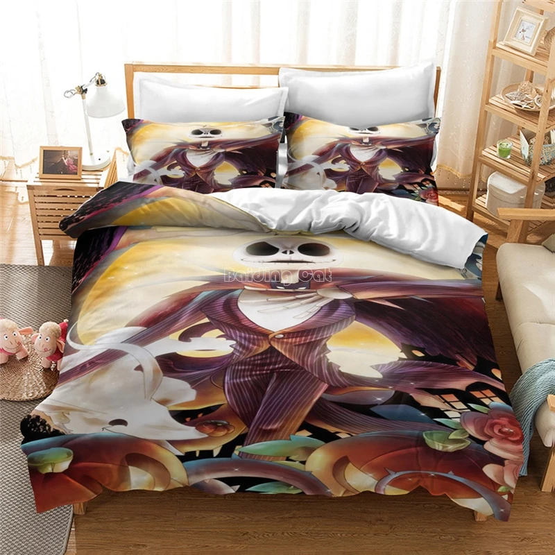 The Nightmare Before Christmas Duvet Cover Set 3d Adult Kids Bed Linen Bedclothes Twin Full Queen King Bedding Set Free Shipping 
The Nightmare Before Christmas Duvet Cover Set 3d Adult Kids Bed Linen Bedclothes Twin Full Queen King Bedding Set Free Shipping