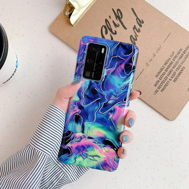 Laser Marbling Case For Huawei P20 Pro P30 P40 Lite Mate20 Mate30 Pro Shockproof Back Cover Skin Sensation Soft Girls Shell
Laser Marbling Case For Huawei P20 Pro P30 P40 Lite Mate20 Mate30 Pro Shockproof Back Cover Skin Sensation Soft Girls Shell