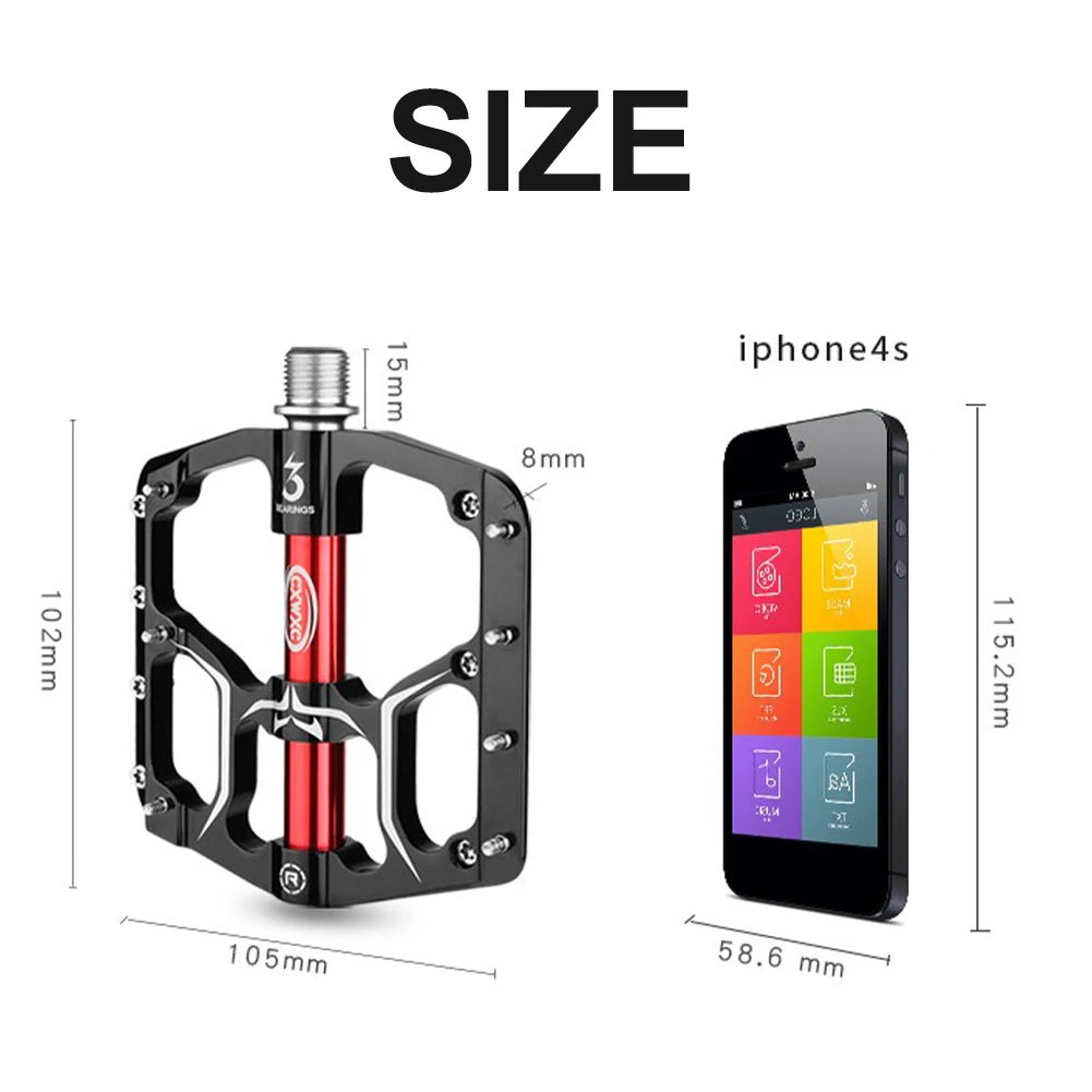 MTB Bike Pedals 3 Sealed Bearing Non-Slip Lightweight Flat Pedals Mountain Road Bicycle Pedals Mtb Accessories Pedales Bicicleta
MTB Bike Pedals 3 Sealed Bearing Non-Slip Lightweight Flat Pedals Mountain Road Bicycle Pedals Mtb Accessories Pedales Bicicleta