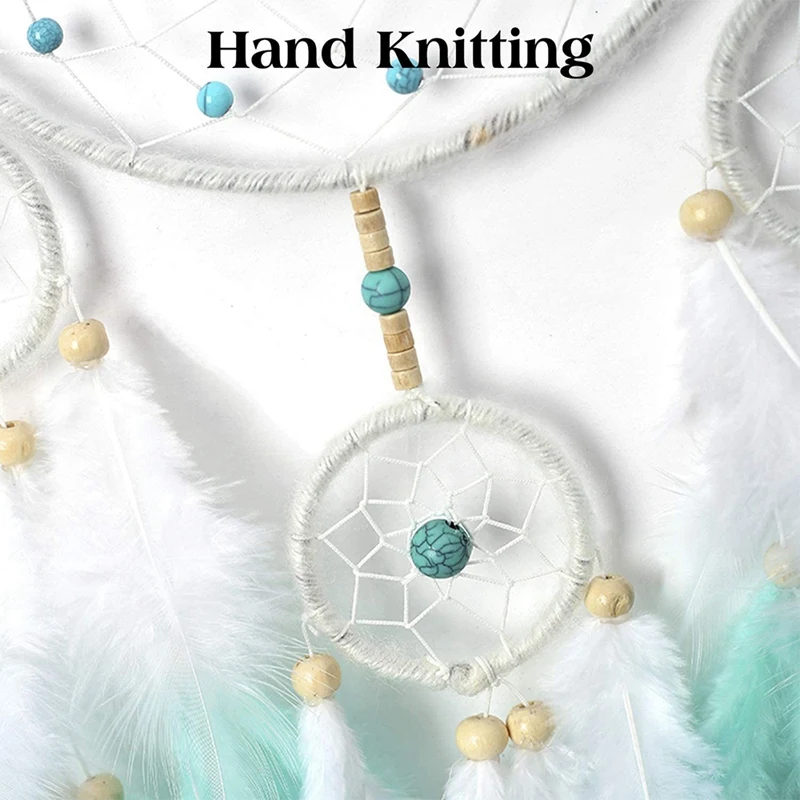 Dream Catcher,Handmade Dream Catcher Beads with Feathers,Wall Hanging Ornament for Bedroom
Dream Catcher,Handmade Dream Catcher Beads with Feathers,Wall Hanging Ornament for Bedroom