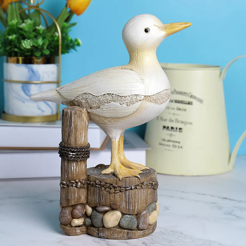 Resin Seagull Figurine Rustic Vintage Ornaments Coastal Beach Home Decorations DSS899
Resin Seagull Figurine Rustic Vintage Ornaments Coastal Beach Home Decorations DSS899