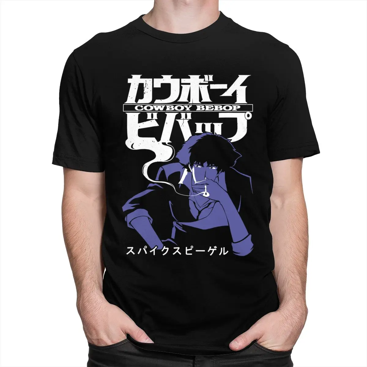 Cool Cowboy Bebop T Shirts Men Short Sleeve Casual Anime Space Spike Japanese Manga Jet Faye Tshirt O-neck Cotton Tee Tops Merch
Cool Cowboy Bebop T Shirts Men Short Sleeve Casual Anime Space Spike Japanese Manga Jet Faye Tshirt O-neck Cotton Tee Tops Merch