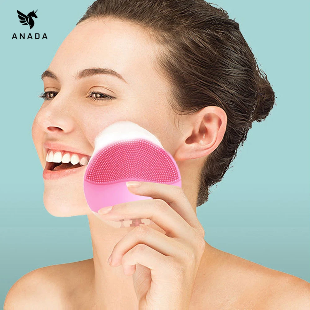 Anada Silicone Deep Pore Cleaning Electric Waterproof Massager Soft USB Facial Cleansing Brush Sonic Vibration Face Cleaner
Anada Silicone Deep Pore Cleaning Electric Waterproof Massager Soft USB Facial Cleansing Brush Sonic Vibration Face Cleaner