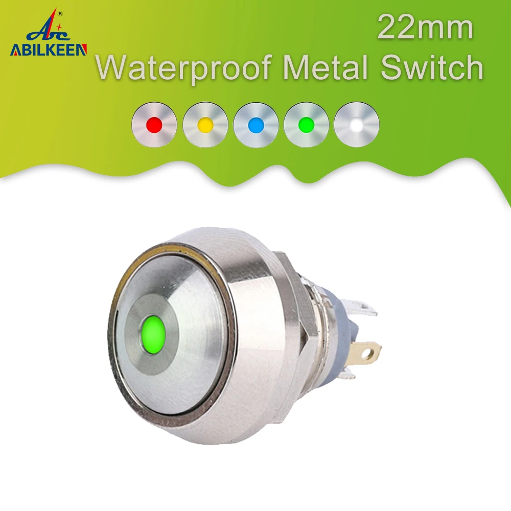 50 шт. 12 мм Калибр водонепроницаемый мини-переключатель со светодиодсветильник кой 1NO мгновенный металлический кнопочный переключатель с уп...
50 шт. 12 мм Калибр водонепроницаемый мини-переключатель со светодиодсветильник кой 1NO мгновенный металлический кнопочный переключатель с уп...