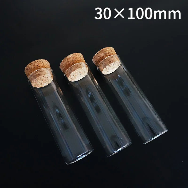 6pcs/lot 30x100mm Glass Flat Bottom Test Tube With Cork Stopper Small Tube Container Educational And School Supplies
6pcs/lot 30x100mm Glass Flat Bottom Test Tube With Cork Stopper Small Tube Container Educational And School Supplies