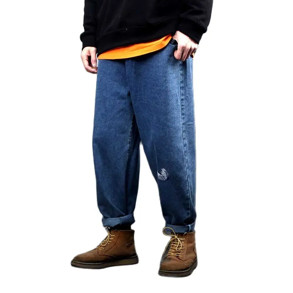 New Fashion Loose Baggy Hiphop Harem Jeans Men Casual Denim Pants Straight Trousers Streetwear Male Clothing
New Fashion Loose Baggy Hiphop Harem Jeans Men Casual Denim Pants Straight Trousers Streetwear Male Clothing