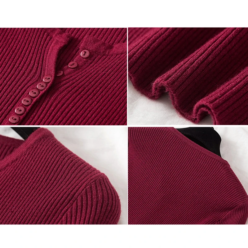 2021 Autumn Winter Button V Neck Sweater Women Basic Slim Pullover Women Sweaters And Pullovers Knit Jumper Ladies Tops
2021 Autumn Winter Button V Neck Sweater Women Basic Slim Pullover Women Sweaters And Pullovers Knit Jumper Ladies Tops