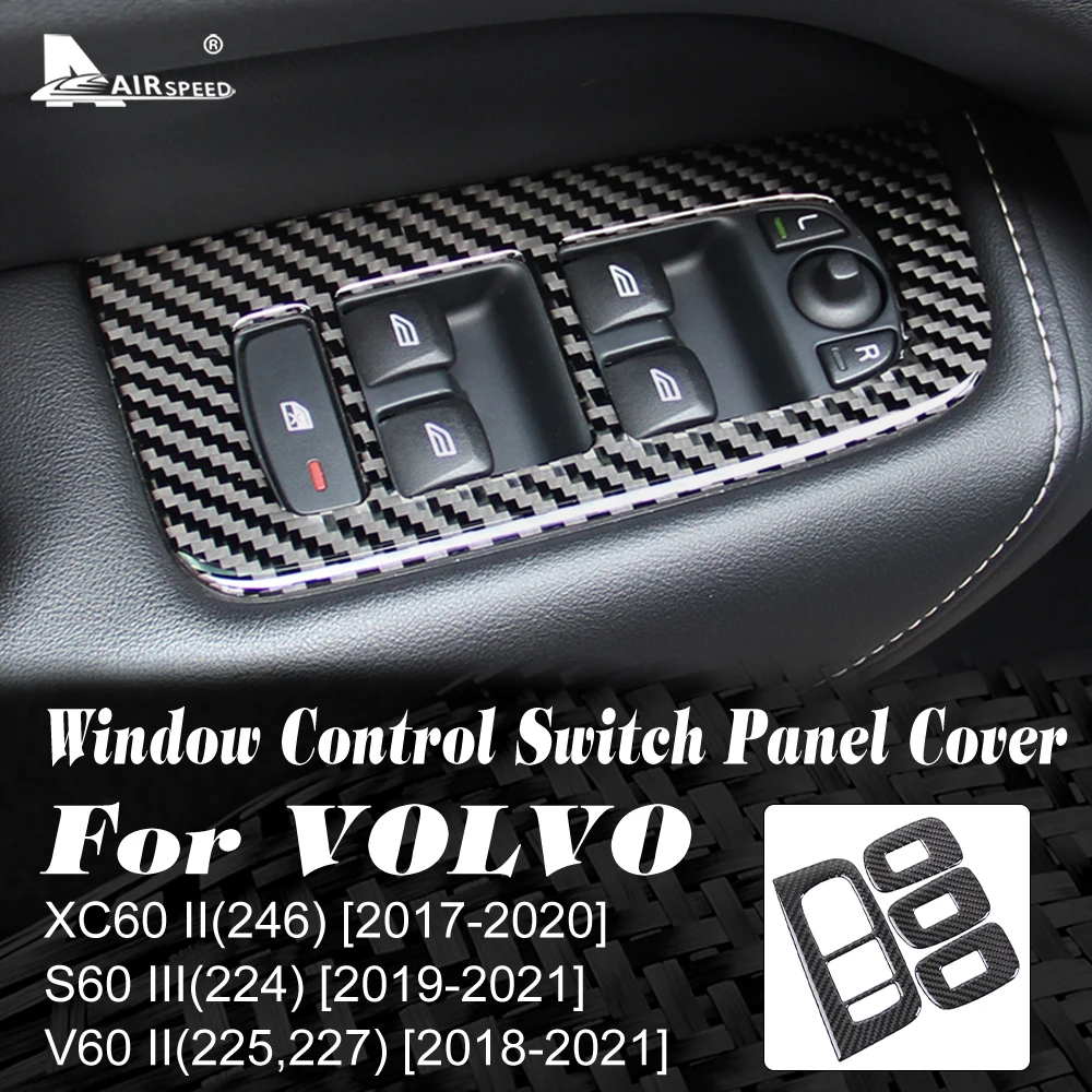 AIRSPEED for VOLVO XC60 S60 V60 Accessories 2018 2019 2020 Carbon Fiber Car Door Window Switch Panel Cover Sticker Interior Trim
AIRSPEED for VOLVO XC60 S60 V60 Accessories 2018 2019 2020 Carbon Fiber Car Door Window Switch Panel Cover Sticker Interior Trim