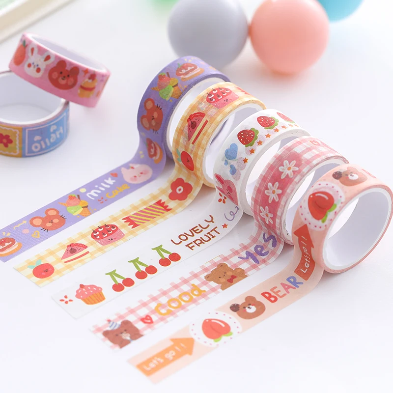 1Pcs Cute Colorful Cartoon Washi Tape Scrapbooking Decorative Material School Stationery Supplies Diary Stickers Masking Tape
1Pcs Cute Colorful Cartoon Washi Tape Scrapbooking Decorative Material School Stationery Supplies Diary Stickers Masking Tape