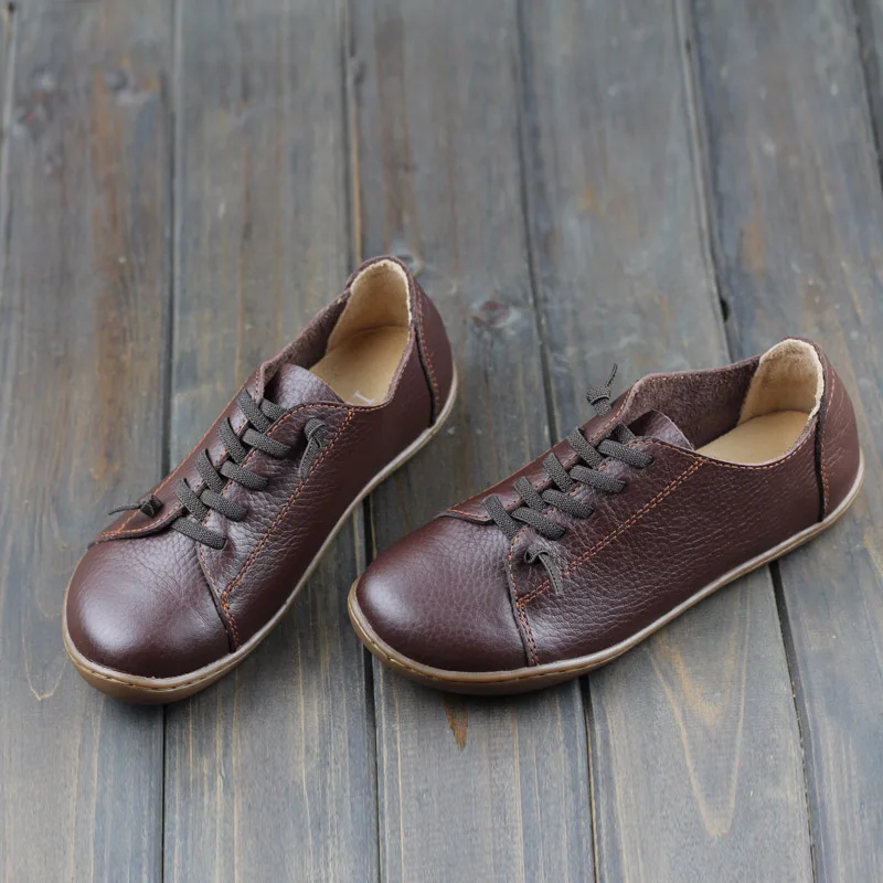 (35-42)Women Shoes Flat 100% Authentic Leather Plain toe Lace up Ladies Shoes Flats Woman Moccasins Female Footwear 1265
(35-42)Women Shoes Flat 100% Authentic Leather Plain toe Lace up Ladies Shoes Flats Woman Moccasins Female Footwear 1265
