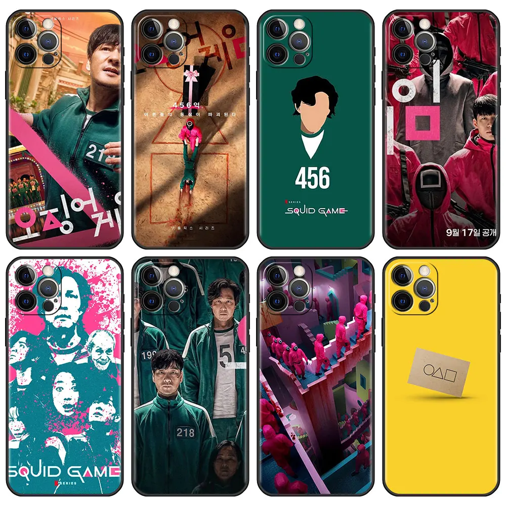 Squid Game Fitted Case for iPhone 13 6.1 inches 11 7 12 Pro XR X XS Max 6 6S 8 Plus 5 5S SE Tpu Soft Phone Capa
Squid Game Fitted Case for iPhone 13 6.1 inches 11 7 12 Pro XR X XS Max 6 6S 8 Plus 5 5S SE Tpu Soft Phone Capa